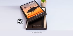  Exemplo de kit corporativo para ativação de marca com planner 